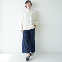 Morino Gakko 環保 100% 再生羊毛永續針織（白色） 第11張的照片