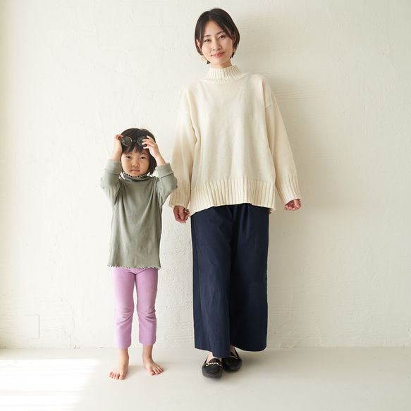 Morino Gakko 環保 100% 再生羊毛永續針織（白色） 第15張的照片