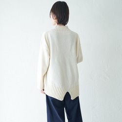 Morino Gakko 環保 100% 再生羊毛永續針織（白色） 第7張的照片