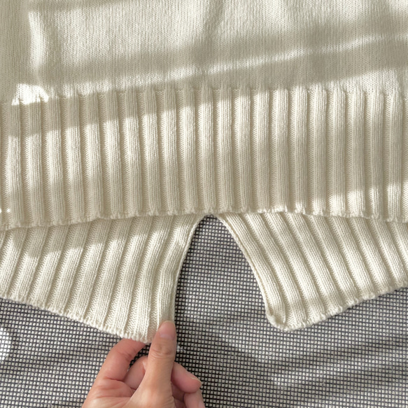 Morino Gakko 環保 100% 再生羊毛永續針織（白色） 第19張的照片