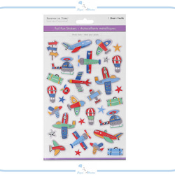 EJ76 Forever in Time 3Dシール airdrone 飛行機 気球 デザイン ステッカー アルバム 2枚目の画像