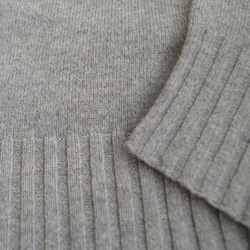 Morino Gakko 環保 100% 再生羊毛可持續針織 [混合淺灰色] 第20張的照片