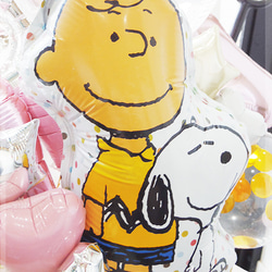 バルーン電報　結婚式　名入れ　祝電　電報　送料無料　Snoopy～Bridal Shower 3枚目の画像