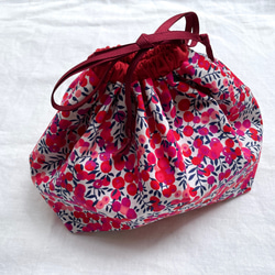 リバティ 巾着 お弁当袋 お弁当巾着 / ペッパー 選べるサイズ