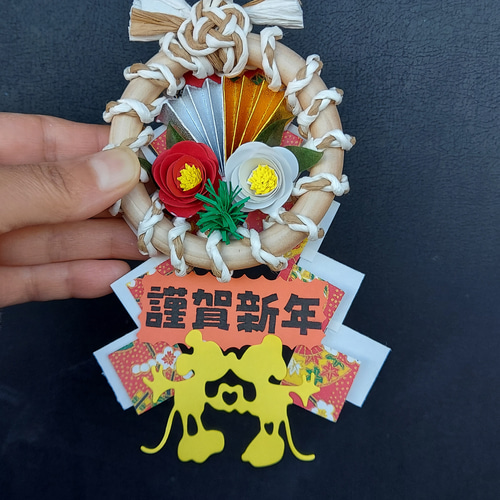 小さなしめ縄 郵便ポスト 新聞受け など 謹賀新年 正月飾り しめ縄