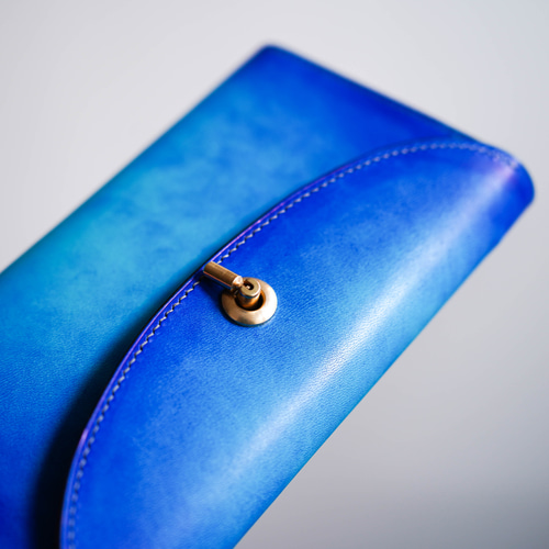 flap long wallet [ ブルーグラデーション ] 夜空 フラップロング