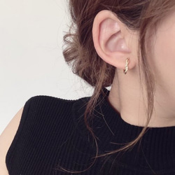 (全2色)Metal twist ear cuff 6枚目の画像