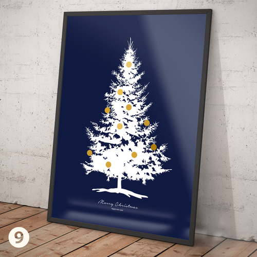 ポスター クリスマスツリー② 写真・グラフィック d-works 通販