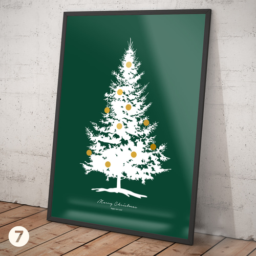 ポスター クリスマスツリー② 写真・グラフィック d-works 通販