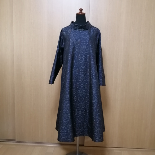 SOLD 着物リメイク ワンピース 大島紬 ワンピース さらあお 通販