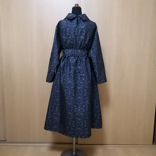 SOLD 着物リメイク ワンピース 大島紬 ワンピース さらあお 通販