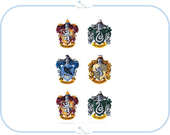 EJ85 Paper House シール harry potter crests ハリーポッター ホグワーツ 寮 海外 2枚目の画像