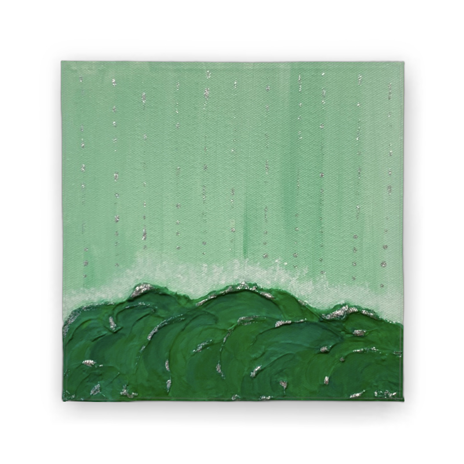 油絵 絵画 【宵の海】