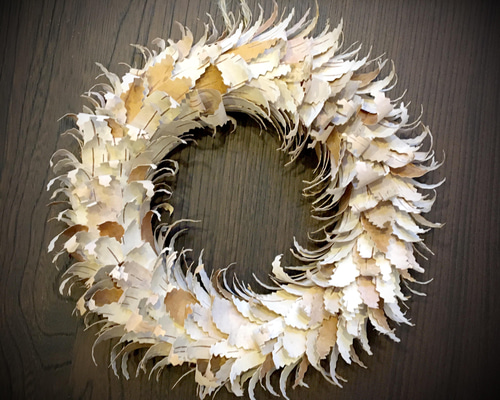 専用白樺　リース(中) 送料無料】北欧 白樺 ナチュラルリース Sサイズ リース -oikukas