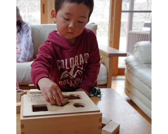 『TSUMIKIくん』～積み木・型はめ遊び・くるまや動物が作れるよ～【出産祝い・2歳３歳　クリスマス・誕生日プレゼント】 7枚目の画像