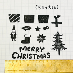 クリスマスはんこセット＊ラバースタンプ12個セット＊RS034_y 5枚目の画像