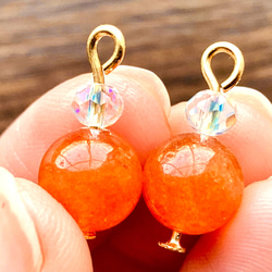 サンストーン ピアス（フック・チェーン） の人気通販｜Creema