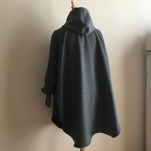 カシミヤマントコート 美品 vermeil par iena ラムカシミヤ マント