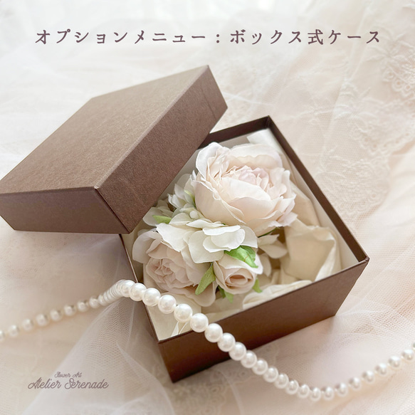 【Special Price♩】 -マムのパステルコサージュ -Pastel pink & ivory 6枚目の画像