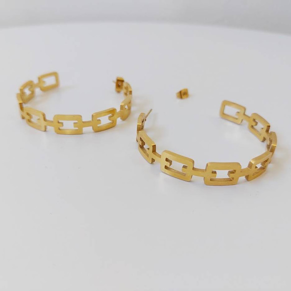 big gold hoop pierce RP047 8枚目の画像