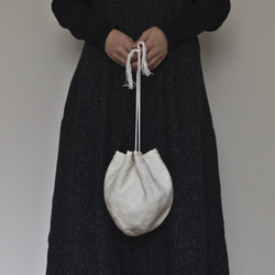 linen velvet bag 《クリスマスシーズン限定》 5枚目の画像