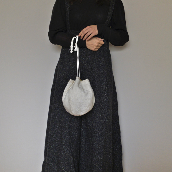 linen velvet bag 《クリスマスシーズン限定》 2枚目の画像