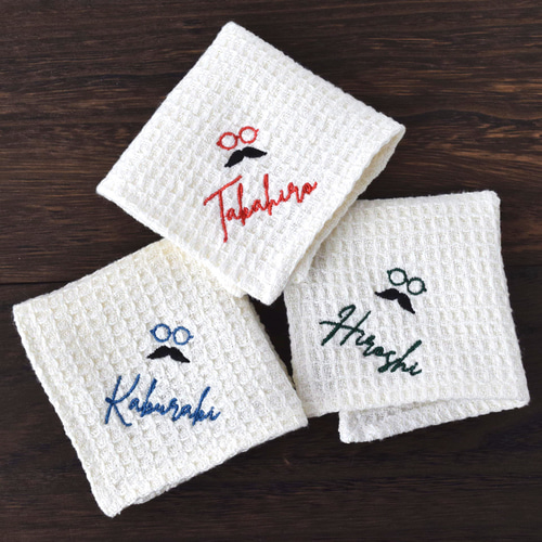クリスマスギフトに◎メンズ刺繍ソックス&メガネ紳士の刺繍 クリスマスギフトに◎メンズ刺繍ソックス&メガネ紳士の刺繍
