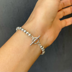 White silver bracelet Ⅱ（Karen Silver×SV925）2022秋冬新作 7枚目の画像