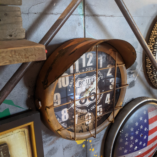 英国製 UKヴィンテージ【MEC】壁掛け 船舶時計 インダストリアル アメリカンヴィンテージ Style/ ROUTE66 ウォールクロック