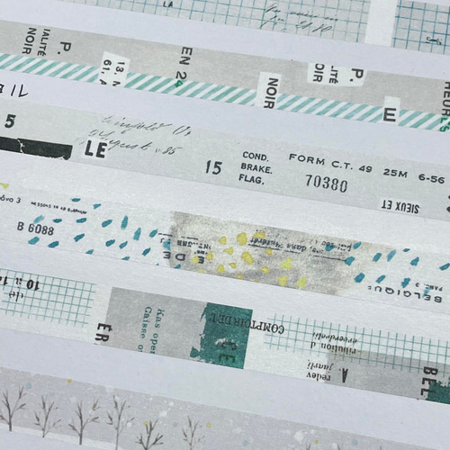 ヨハク：マスキングテープ［マステ］：ハツユキ マスキングテープ