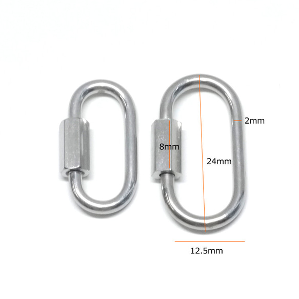 新作【1件】約12.5*24mm可旋轉不銹鋼連接件316L 第6張的照片