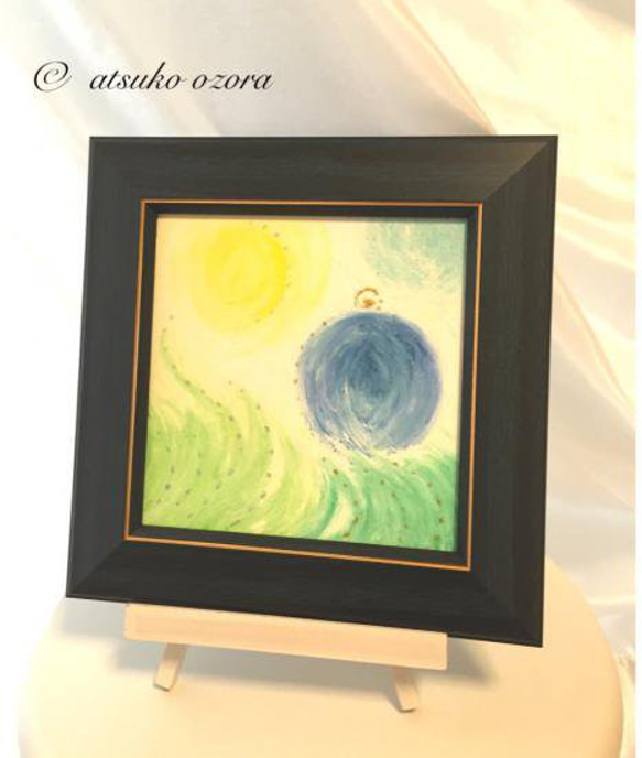 注文製作-あなた専用のREIKI ART IRONOE  クレパスタイプ 15㎝×15㎝ 1枚目の画像