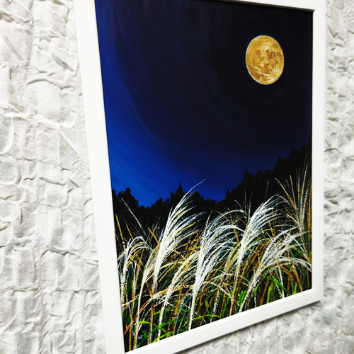 油絵 絵画 【十五夜の黄金の月】 絵画 HR 通販 14983186 油絵 絵画 【十五夜の黄金の月】 絵画 HR 通販 14983186