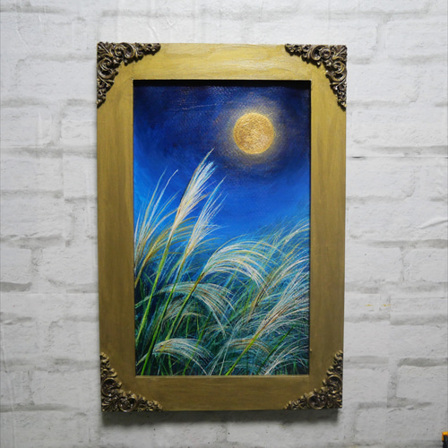 油絵 油彩 油彩画 絵 絵画【夜の秋】 油絵 油彩 油彩画 絵 絵画【夜の秋】 絵画 HR 通販 12799793