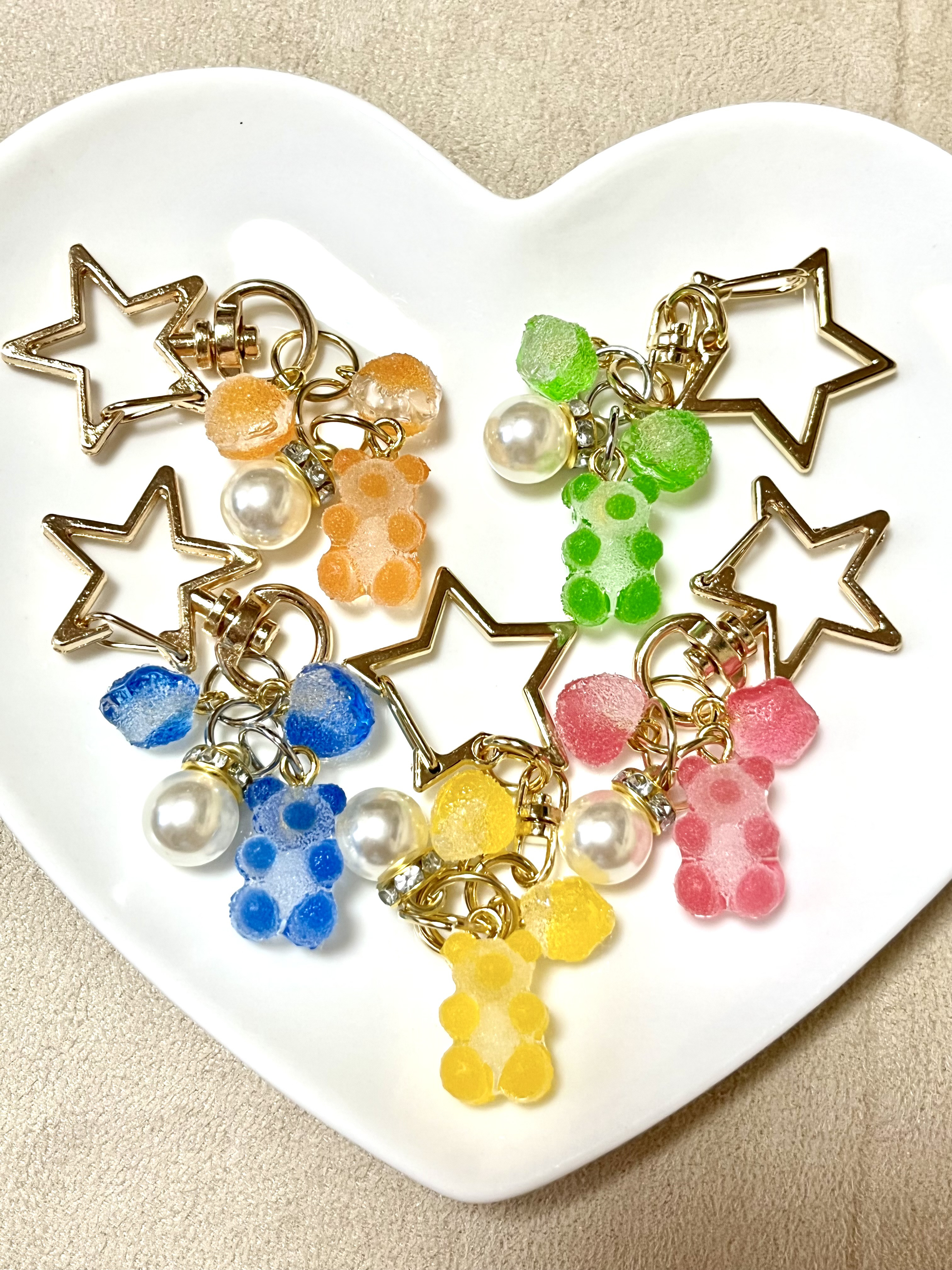 Chocolate様　くまちゃんバッグチャーム lucky Cream