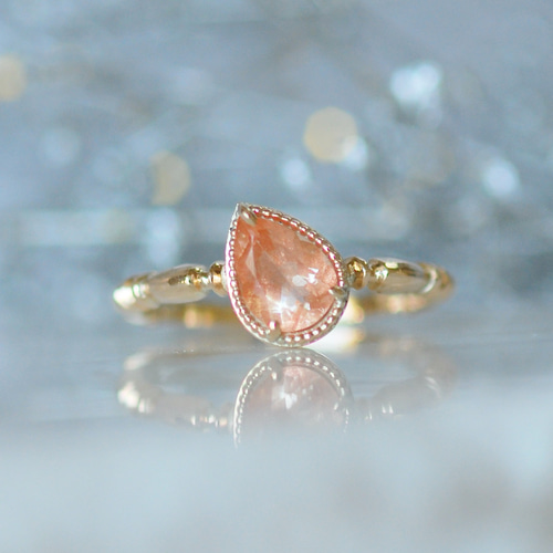 K10YG ring オレゴンサンストーン | atelier mozu