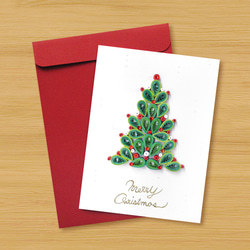 手工捲紙卡片：來自遠方的祝福 - 熱情聖誕季_B 第3張的照片