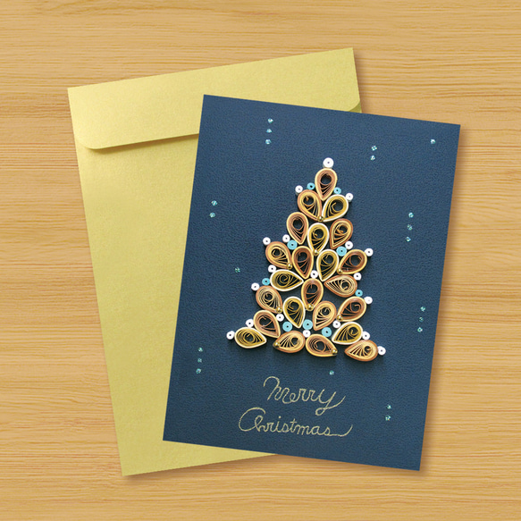 手工捲紙卡片：來自遠方的祝福 - 熱情聖誕季_A 第3張的照片