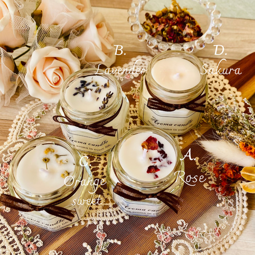 選べるフレグランスギフト】花びんアロマサシェとアロマキャンドルの