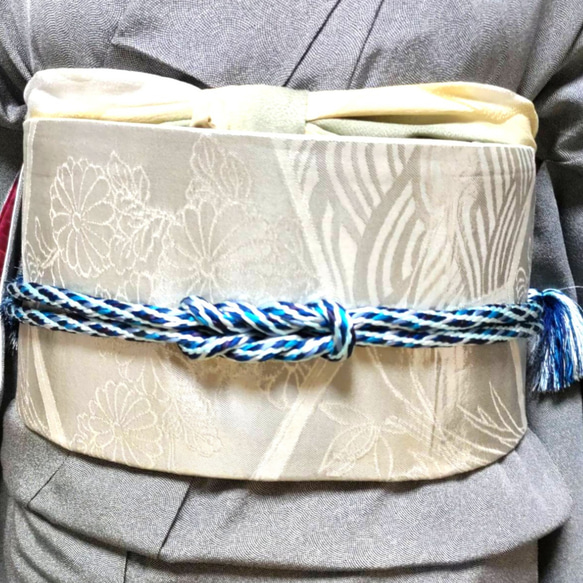 帯締め 手組組紐 金剛組 青色系 和装小物（帯・半襟） 和彩