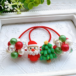 Christmasヘアゴム：おとたまあくび様ありがとうございます。 MY mama ヘアゴム 子供 おしゃれリボンセット ケース付き ラッピング