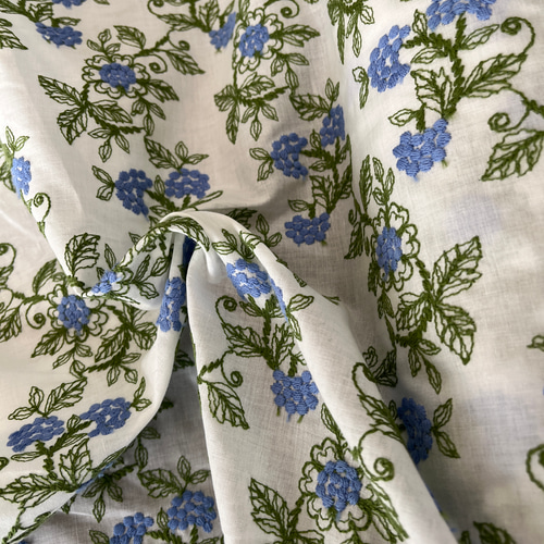 花と葉 刺繍生地 レース 生地 paruphan 通販 14984746｜Creema