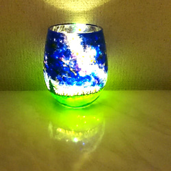 星座シリーズ 山羊座と水瓶座のキャンドルホルダー キャンドル