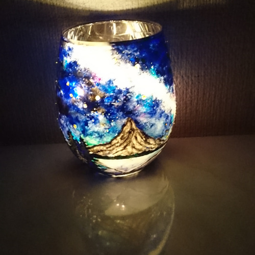 星座シリーズ 山羊座と水瓶座のキャンドルホルダー キャンドル