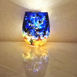 クリスマス キリスト降誕キャンドルホルダー 【マリア様と赤子の