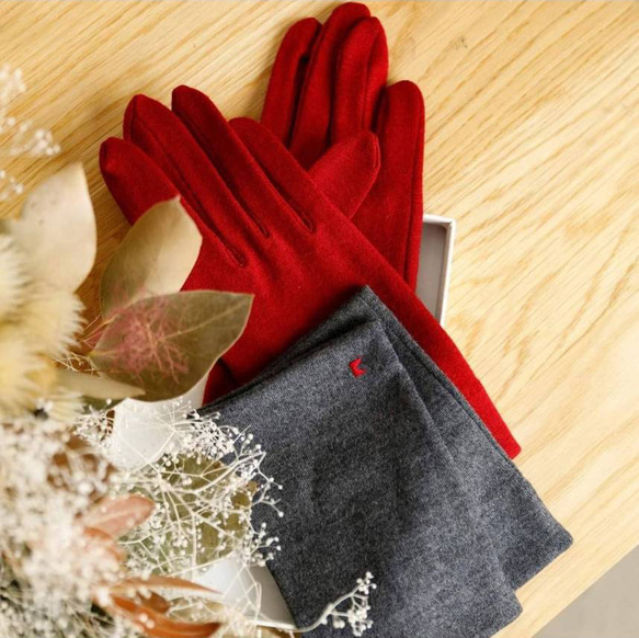 2023 冬季禮物 Creema 限量包郵 手套 手腕圍巾套裝 多種顏色可選 第2張的照片