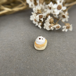 ミニチュア　ミニチュアスイーツ　ミニチュアパン　ミニチュアフード　ミニチュアホットケーキのパンダさん 2枚目の画像