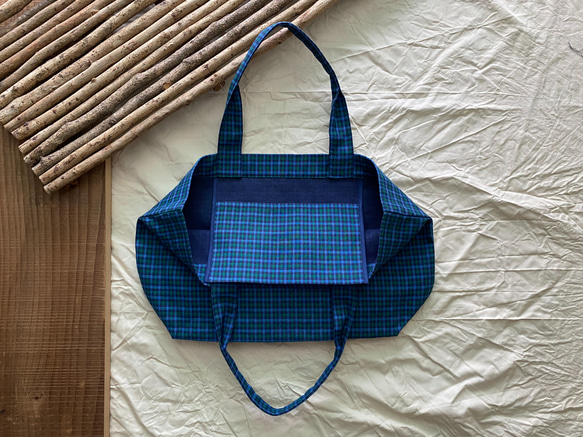 遠州織物「マチたっぷりトートバッグ」 6種 13枚目の画像