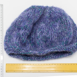 手編みのベレー帽　A221113 9枚目の画像