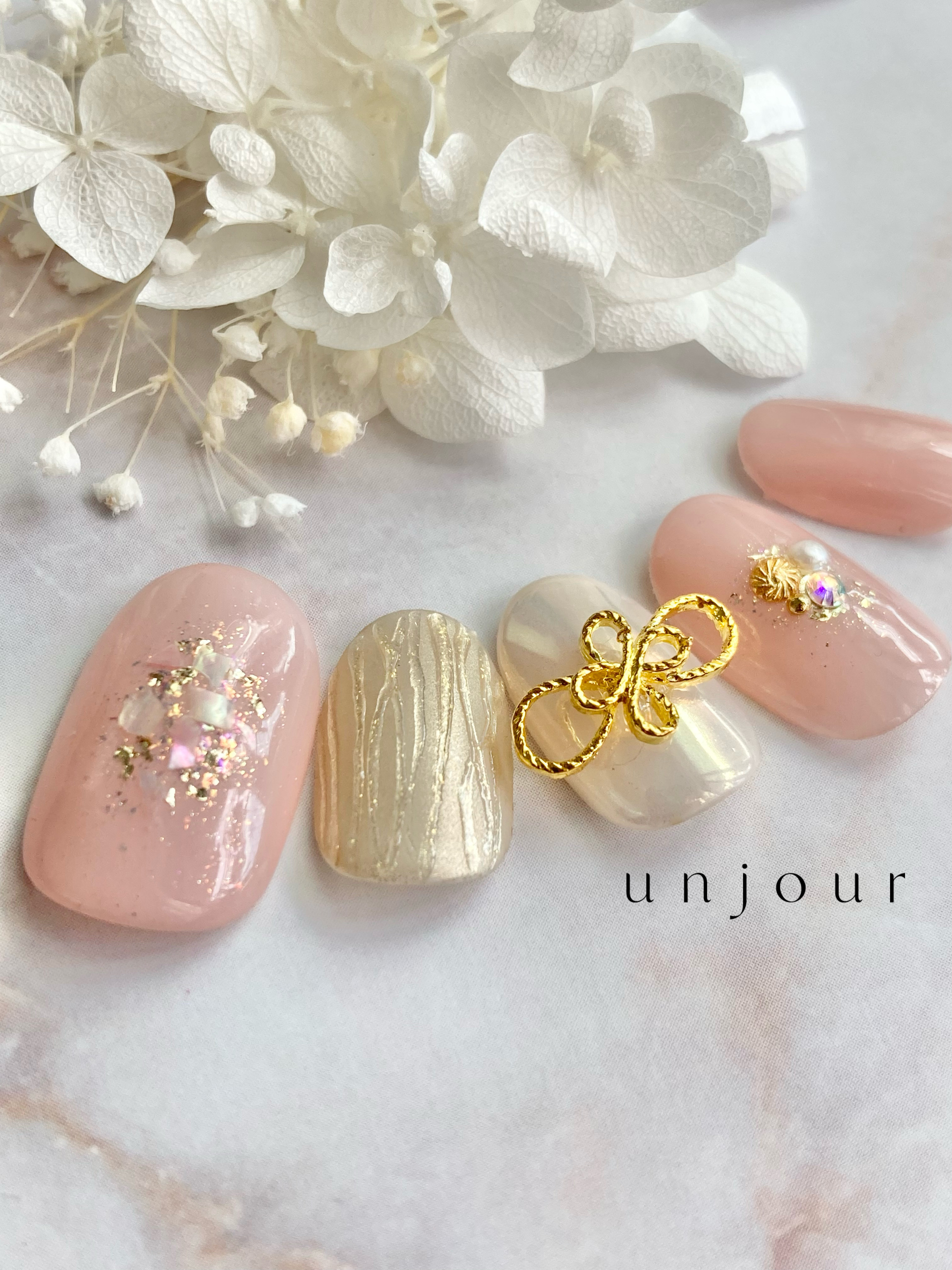 no.023 ベージュ ゴールド 結婚式 成人式 振袖 卒業式 ネイルチップ no.023 ベージュ ゴールド 結婚式 成人式 振袖 卒業式 ネイル